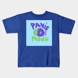 Hand drawn Panic Mode Fish Kids T-Shirt